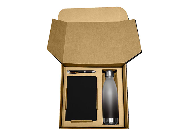 The Creative Trio Gift Set: notebook, bottle and pen in a gift box