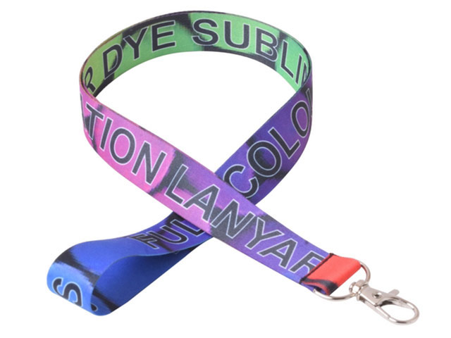 Double-side sublimation lanyard with lobster hook