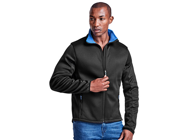 Mens Palermo Softshell Jacket worn by a model